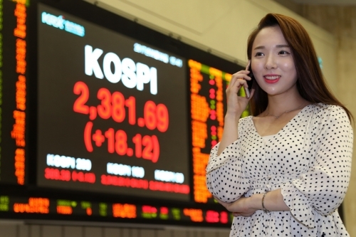코스피, 2381.69 ‘사상 최고치’ 마감… 코스닥도 연중 최고점