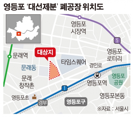 서울시, 82년 된 영등포 대선제분 폐공장 한국판 테이트 모던 만든다