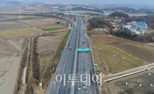 서해안고속道 서평택IC~서평택JCT 확장구간 27일 오후 2시 조기 개통