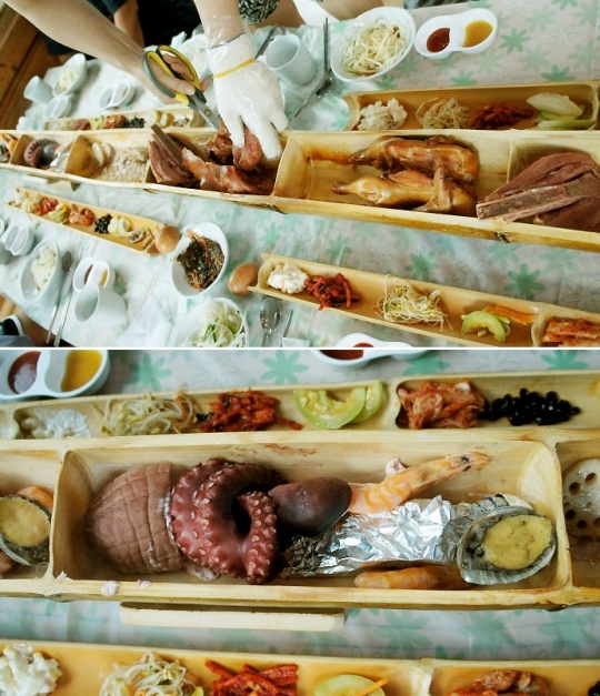 생방송 투데이 오늘방송맛집- 고수뎐, 보양식의 신세계! 2.5m 대통 신공 왕대통수라찜 맛집 왕○○○○의 비결은?