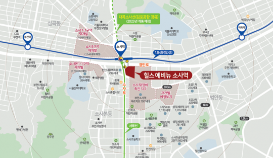 부천 소사역 일대 개발 훈풍...올해부터 신규 분양 스타트