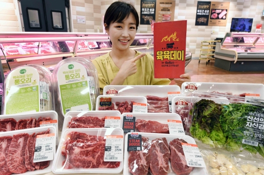 “한우·돼지고기 총집합” 유통가, ‘육육(肉肉)데이’ 고기마케팅 열전