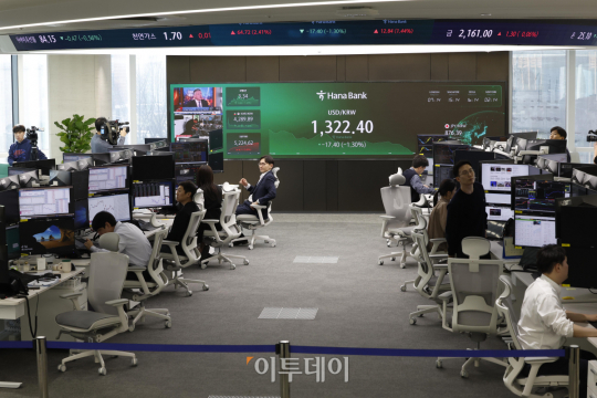[포토] 하나은행, 신축 딜링룸 하나 인피니티 서울 공개