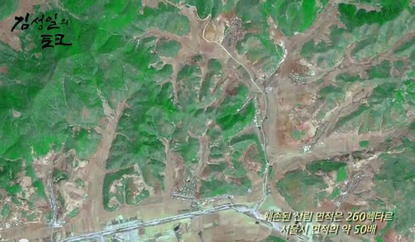 北, 매년 서울시 2배 면적 산림 사라진다