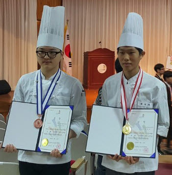 한국호텔고 박정환, 충북기능대회 요리부문 금상
