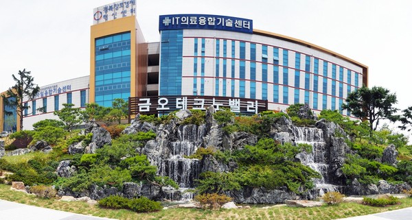 구미 금오테크노밸리 앞 녹지환경 개선…신 휴식공간