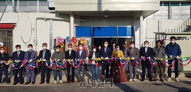 포항시, 오천삼광시장 아케이드 준공식 진행