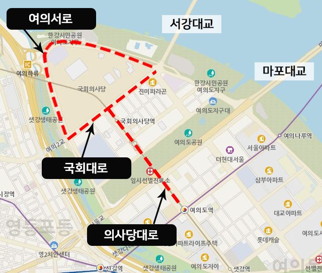 내일 대통령 취임식, 여의서로?국회대로?의사당로 12시간 통제