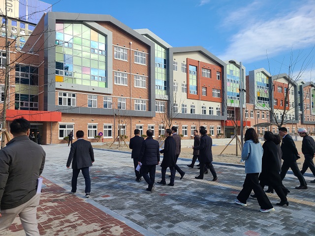 포항교육지원청, 신설학교 2곳 개교 준비 점검
