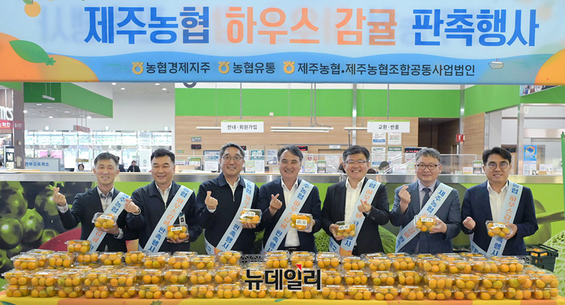 [포토] 농협 하나로마트 제주 하우스 감귤 여름에도 맛보세요