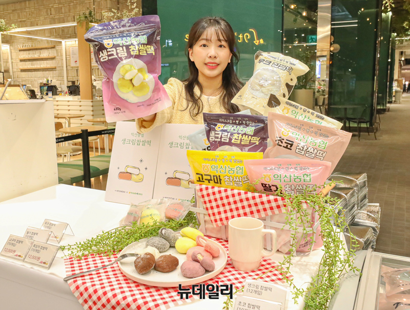 [포토] 현대백화점, 부드러운 크림 채운 익산농협 생크림 찹쌀떡 맛보세요