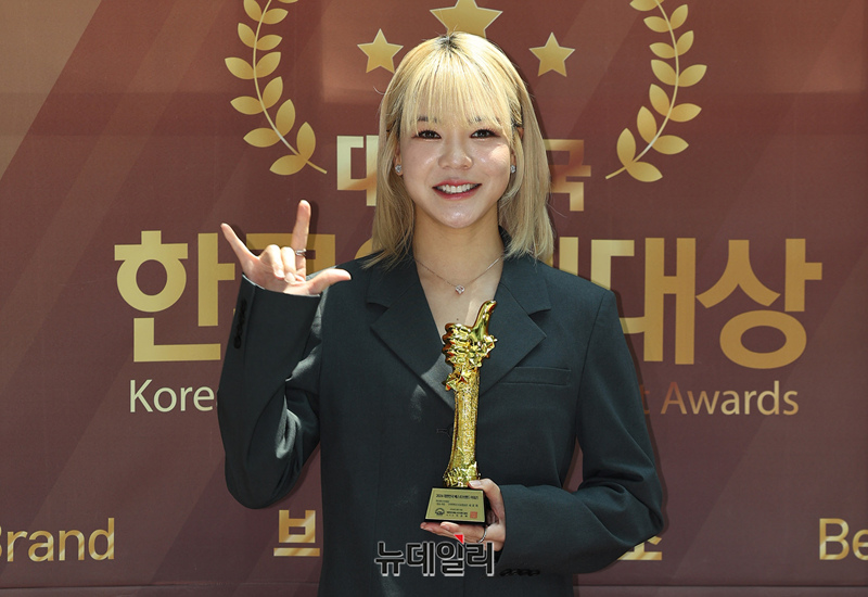 [포토] 사오리 한류연예대상 수상했어요