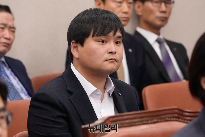 [포토] 국정감사 출석한 양인철 푸드조아 대표