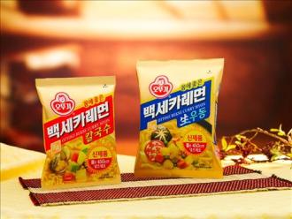 오뚜기, 백세카레면 칼국수·생우동 출시!
