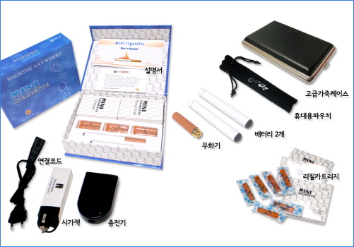 요즘 전자담배가 유행이다.