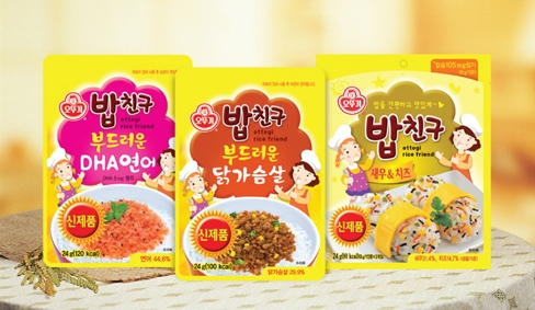 오뚜기, 밥친구 3종 출시 연어.새우 뿌려먹어~