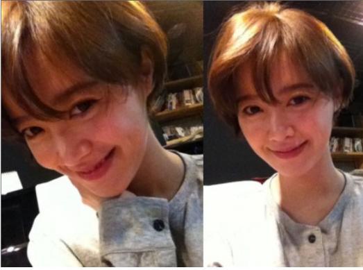 구혜선 염색머리 갈색머리 잘 어울리나요?