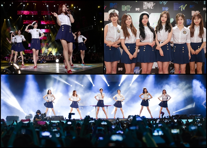 [K-스토리] 에이핑크, 韓 아티스트 최초로 ‘MTV 뮤직 에볼루션’ 참석