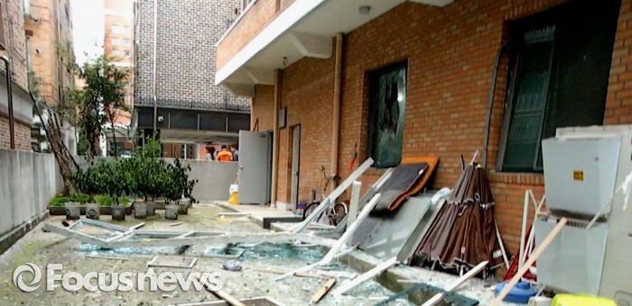전주 원룸서 가스폭발…1명 화상, 인접 건물들 와장창