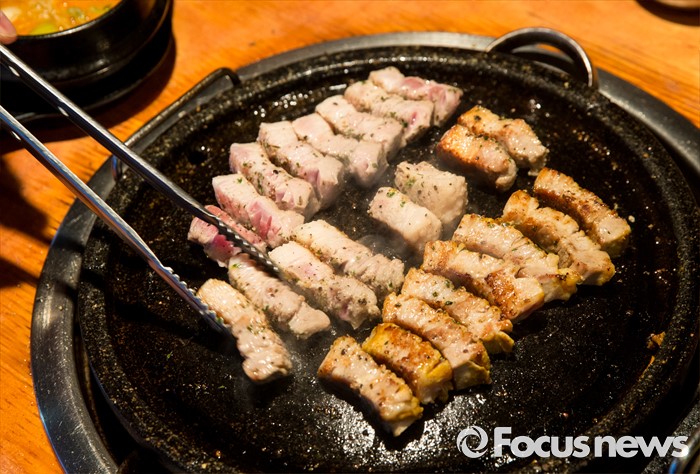 [포토] 강남 추풍령칼삼겹살의 주요 메뉴