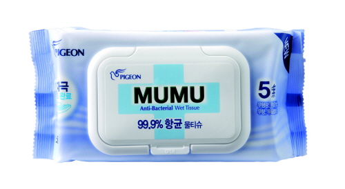 피죤, ‘MUMU 항균 물티슈’ 출시