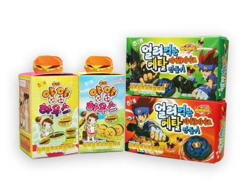 크라운-해태제과, ‘창의력 과자’ 잇따라 출시