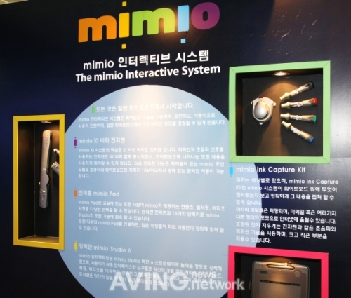 미미오코리아, 초음파방식 미미오Xi 전자칠판 전시