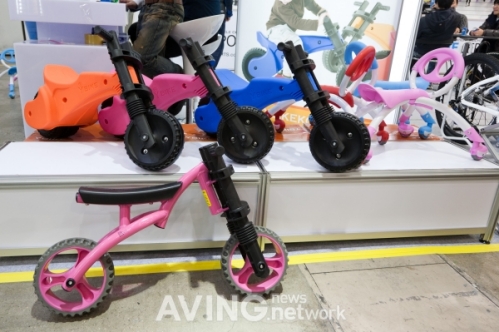 블루레포츠, 아이들을 위한 밸런스 자전거 Y-BIKE 서울바이크쇼서 전시