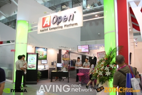 [COMPUTEX 2011] 남강 전시장 에이오픈 부스
