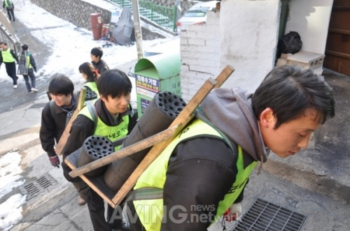 보루네오가구, 사랑의 연탄나누기 봉사로 온정 나누다