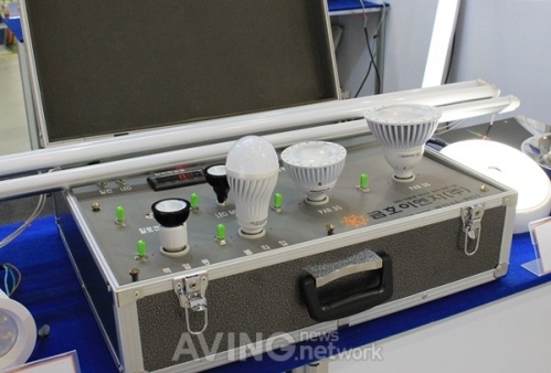 [LED+ 2012 현장] 금호이엔지, 고효율의 LED 램프 선보여