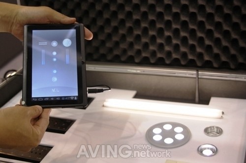 [LED EXPO 영상] 에스엔케이일렉트로닉스의 안드로이드 조명 컨트롤시스템