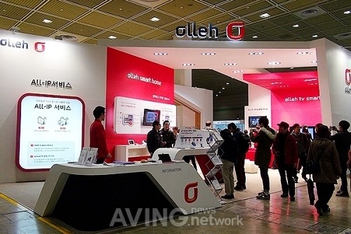 [스마트홈·빌딩전 영상] KT, olleh 스마트홈 폰 mini 선보여