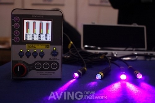 [ATEM FAIR 2014 현장] 유브이에스엠티, 선형 바 타입 UV LED 경화기 SUV S Series 선봬