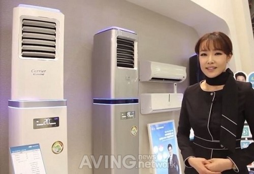 [영상] 한국국제냉난방 공조전서 2015년형 캐리어에어컨 선보여