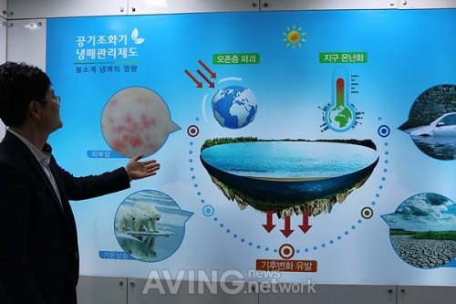 [2017 ICEF] 한국환경공단, 공기조화기 냉매관리 제도 소개