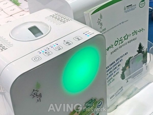 [영상] 한테크생활건강, 코엑스 베페 베이비페어서 피톤치드 산림욕기 S300 렌탈 상품 출시