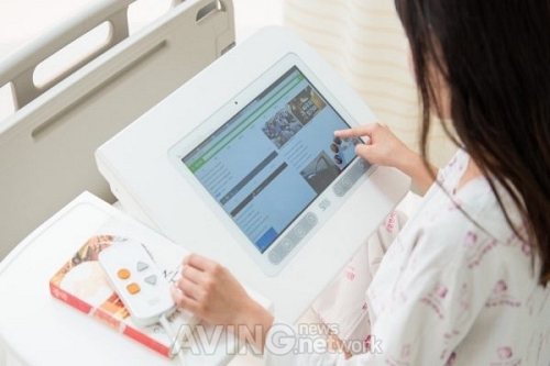[2019성남국제의료관광컨벤션 영상]아이티아이테크놀로지, 병상에서의 무료함, 외로움을 달래주는 스마트미디어테이블 선봬