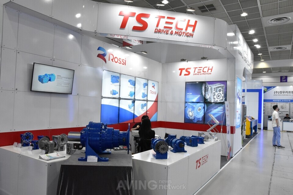 티에스테크솔루션, ENVEX 2025서 TS TECH 웜감속기 및 Rossi 감속기 실제 작동 샘플 전시... 엔지니어링 서비스 포함한 드라이브 솔루션... 