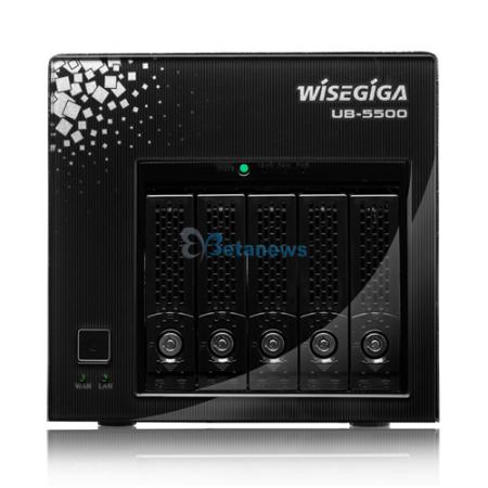 신한정보통신, 5베이 NAS 와이즈기가 UB-5500 및 UB-5300 출시