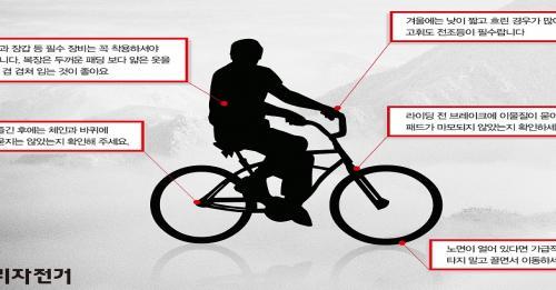 삼천리자전거가 제안하는 겨울 라이딩 안전 주행법