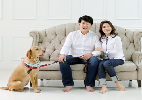 벤스튜디오, 반려동물과 함께하는 가족사진 촬영 실시