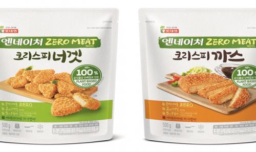 롯데푸드, 식물성 대체육류 ‘엔네이처 제로미트 너겟·까스’ 출시