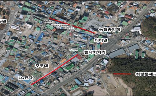 무안군, 무안갯벌낙지축제 기간 중앙로· 뻘낙지거리 교통통제