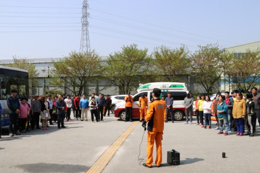 대광119안전센터와 합동소방훈련 실시