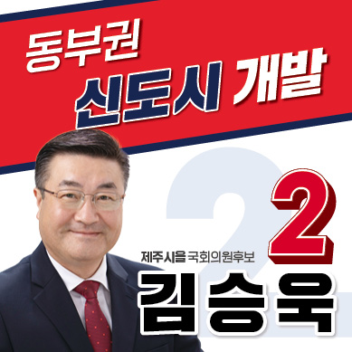 김승욱 국민의힘 제주시 을 후보 4.3 고령 유족들 위한 전문 치료시설과 요양시설 건립