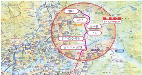 남양주~잠실 27분, 10일 8호선 연장 별내선 개통