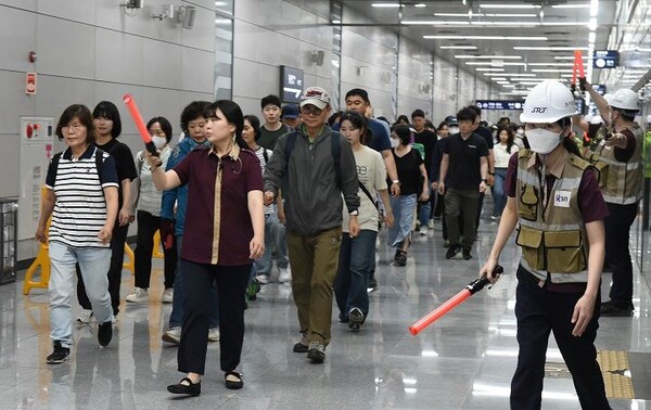 SRT 열차 추돌 가정 훈련… 재난대응 역량 강화