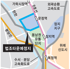 2015년 미래형 업무단지 ‘문정동 법조타운’
