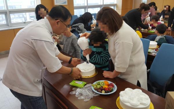 통영시드림스타트   「사랑의 케이크 나누기」프로그램 실시